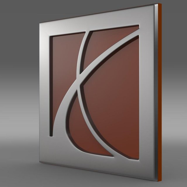 saturn logo 3D 模型 .c4d .max .obj .3ds .fbx .stl .blend 