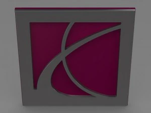 saturn logo 3D Model