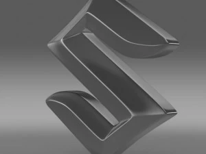 스즈키 로고 3D 모델