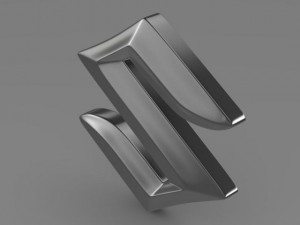 suzuki logo 3Dモデル
