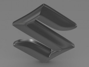 suzuki logo 3Dモデル