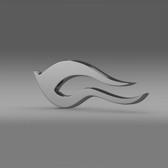 tramontana logo 3D Model .c4d .max .obj .3ds .fbx .stl .blend