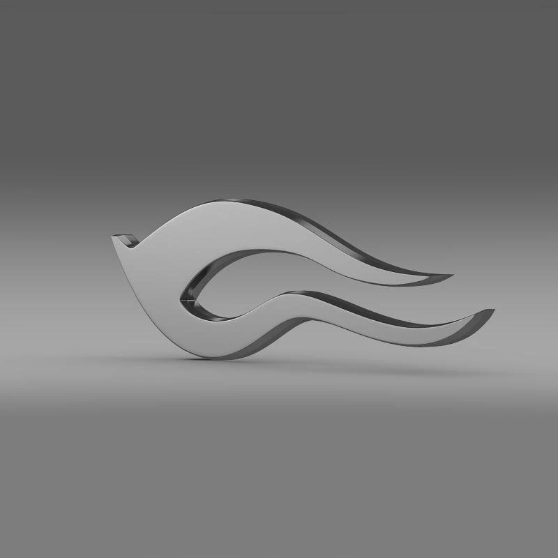 tramontana logo 3D Model .c4d .max .obj .3ds .fbx .stl .blend