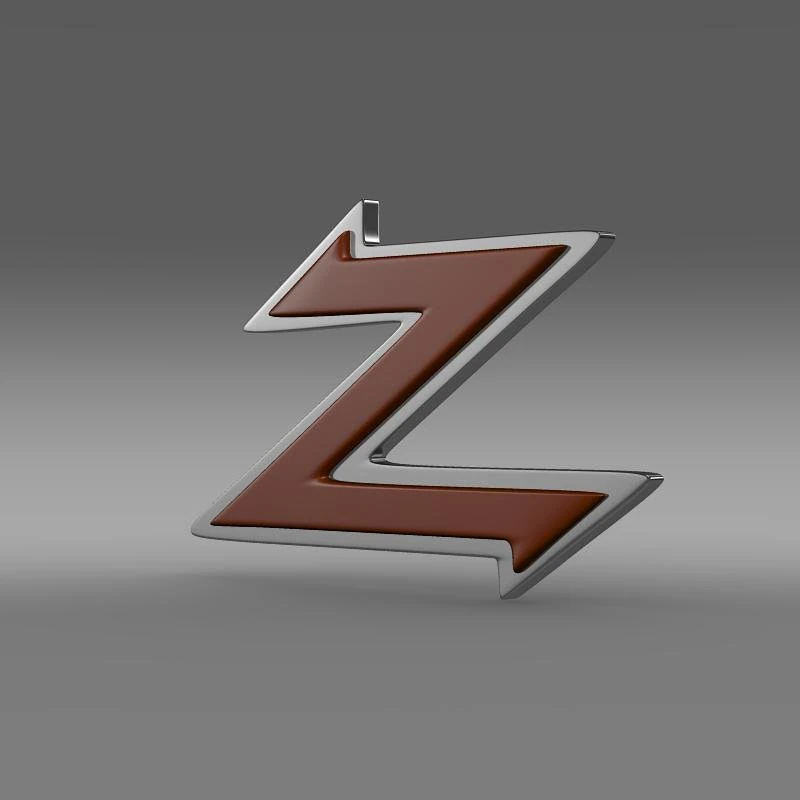 zagato logo 3D Model .c4d .max .obj .3ds .fbx .stl .blend
