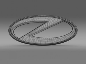 zastava logo Modello 3D