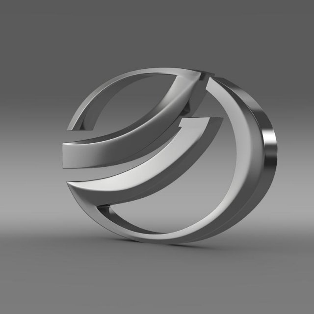 zaz logo 3Dモデル .c4d .max .obj .3ds .fbx .stl .blend