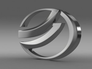 zaz logo 3D Model