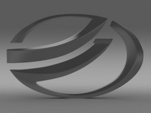 zaz logo 3Dモデル