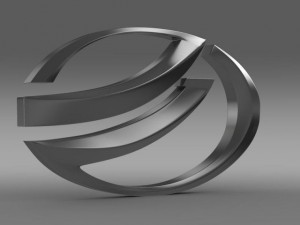 zaz logo 3Dモデル