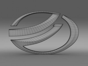 zaz logo 3Dモデル
