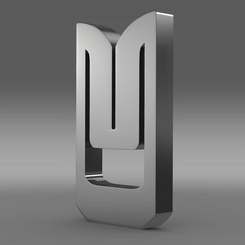 azlk logo 3D Model .c4d .max .obj .3ds .fbx .stl .blend 