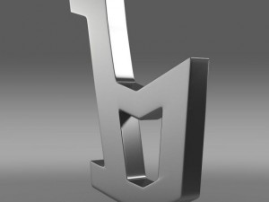 bertone logo 3Dモデル