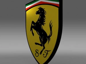 logotipo da ferrari Modelo 3D