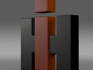 uluslararası biçerdöver logosu 3D Model