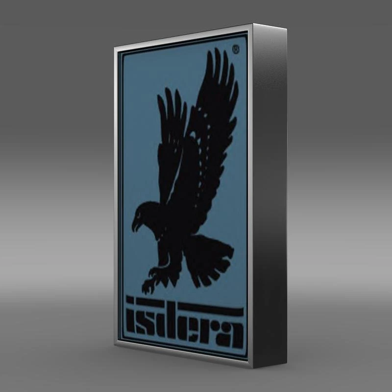 isdera logo 3D Model .c4d .max .obj .3ds .fbx .stl .blend 