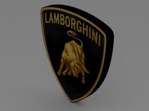 lamborghini logo 3D 모델