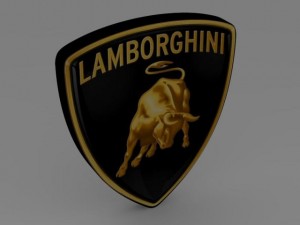 lamborghini logo 3D 모델
