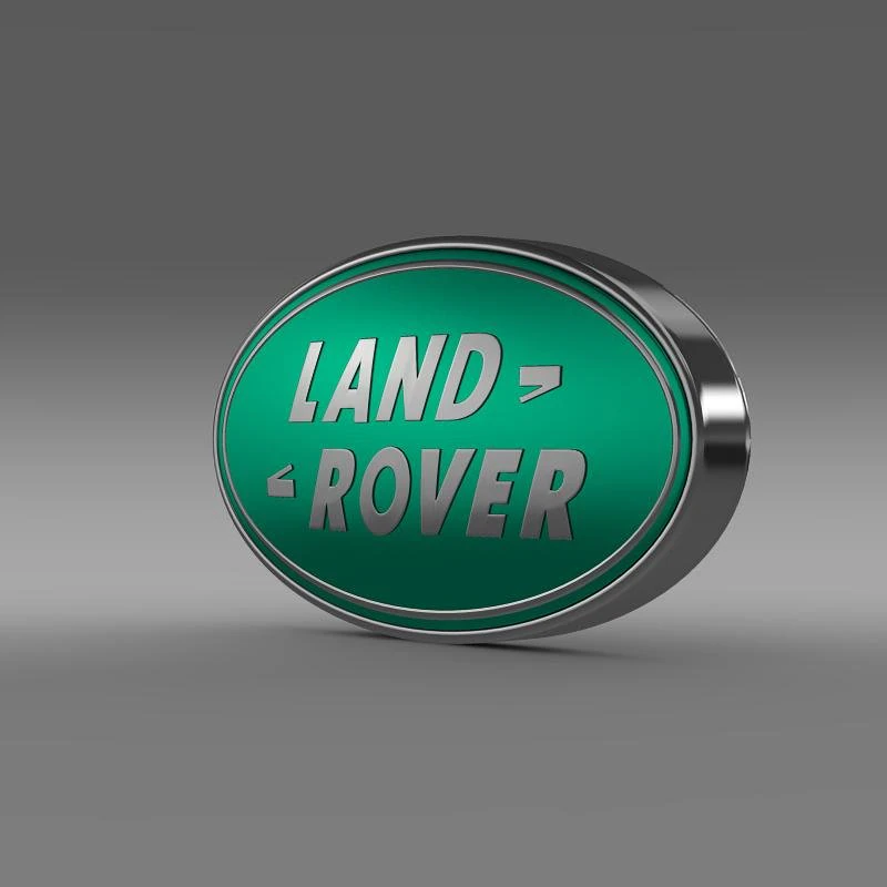 land rover logo 3D Model .c4d .max .obj .3ds .fbx .stl .blend 