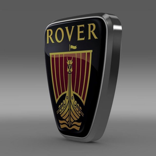 rover logo 3D 模型 .c4d .max .obj .3ds .fbx .stl .blend 