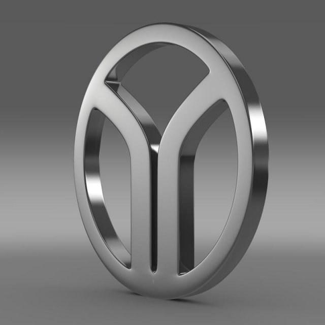 yugo logo 3Dモデル .c4d .max .obj .3ds .fbx .stl .blend 
