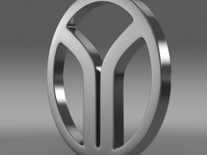 유고 로고 3D 모델