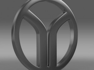 yugo logo 3Dモデル