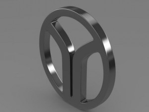 yugo logo 3Dモデル