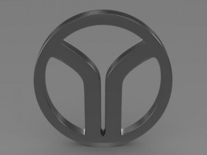 yugo logo 3Dモデル