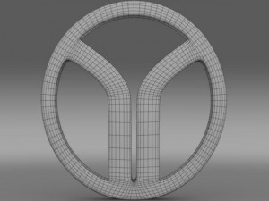 yugo logo 3Dモデル