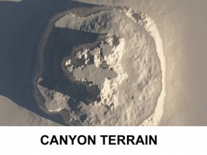 3d terrain canyon 3D 모델