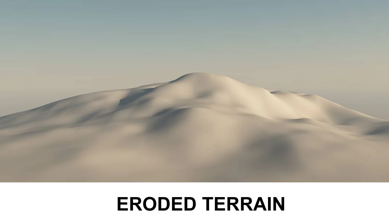 3d terrain eroded 3D Model .c4d .max .obj .3ds .fbx .stl .blend 