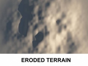 3d terrain eroded 3D Модель