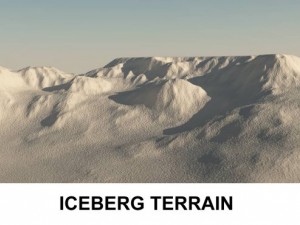 3d terrain iceberg 3D Model