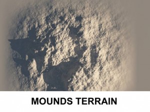 3d terrain mounds 3D 模型