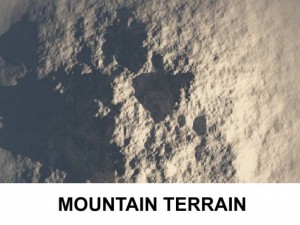 3d terrain mountain Model 3D