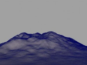 montagne de terrain 3d Modèle 3D