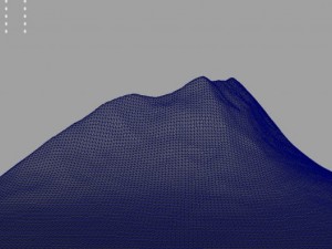 3d terrain peak Modèle 3D
