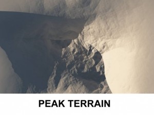 3d terrain peak Modèle 3D