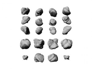rocks set low poly 3D Model
