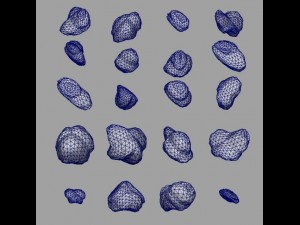 rocks set low poly 3D Model