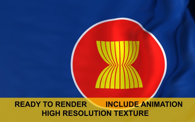 association of southeast asian nations 3D Model .c4d .max .obj .3ds .fbx .stl .blend 