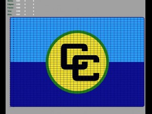 caricom 3d flag 3D 模型