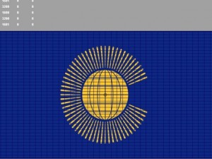 commonwealth 3d flag Modèle 3D