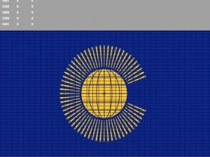 commonwealth 3d flag 3D Model