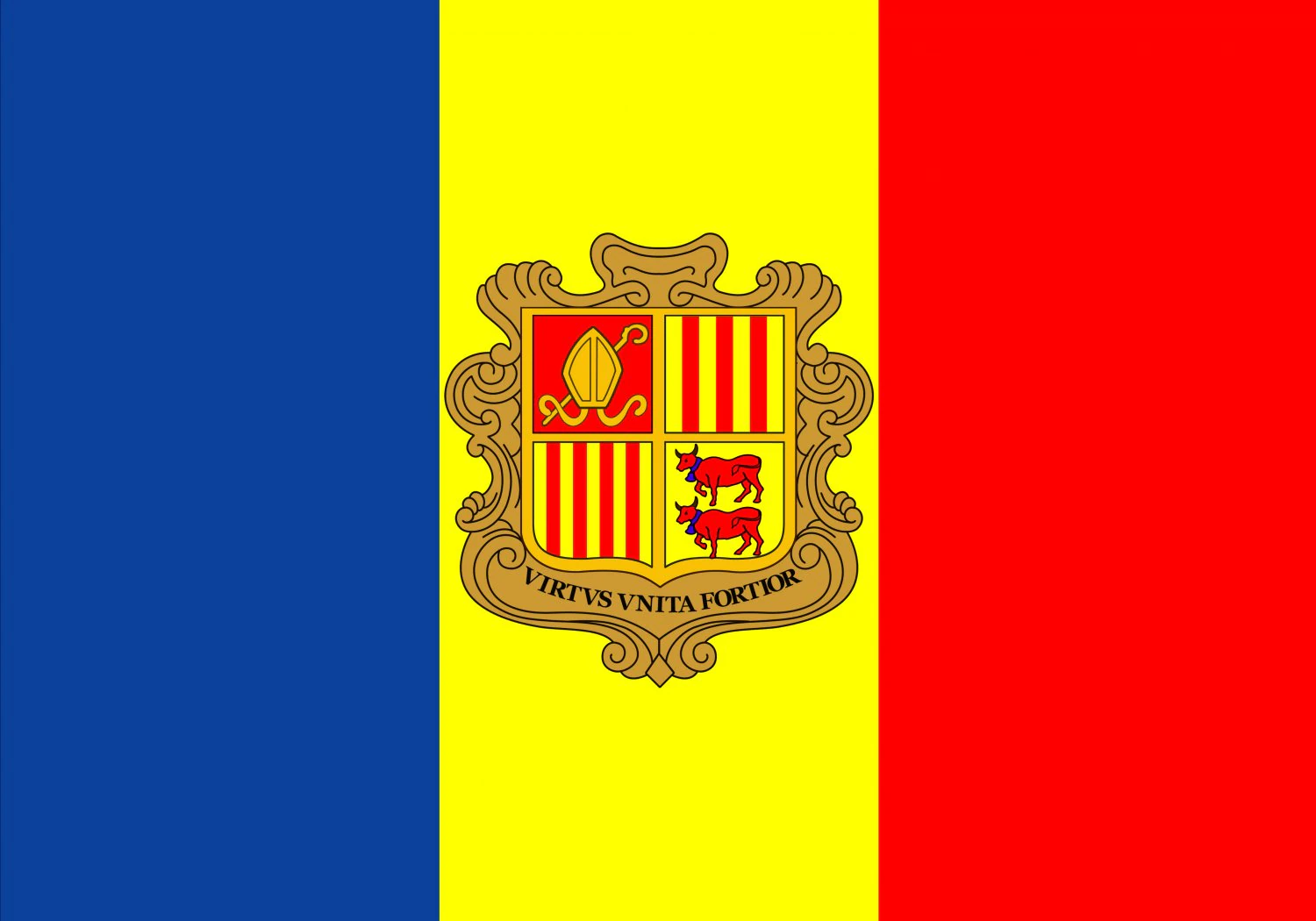 andorra flag CG Textures .c4d .max .obj .3ds .fbx .stl .blend 