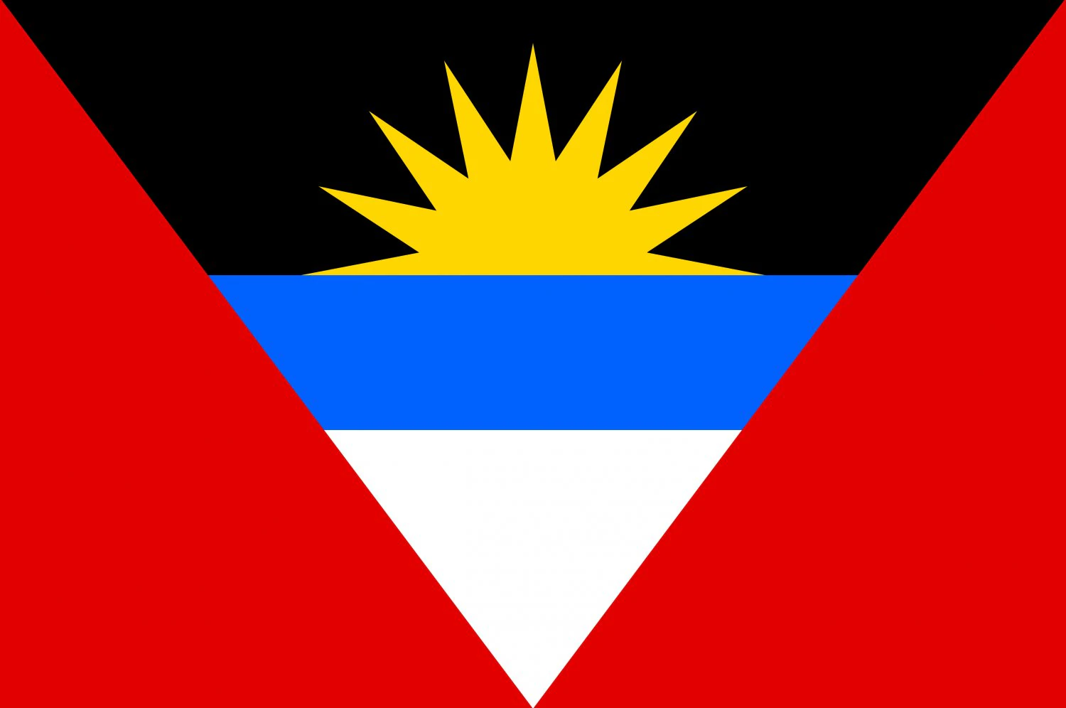 antigua and barbuda flag CG Textures .c4d .max .obj .3ds .fbx .stl .blend