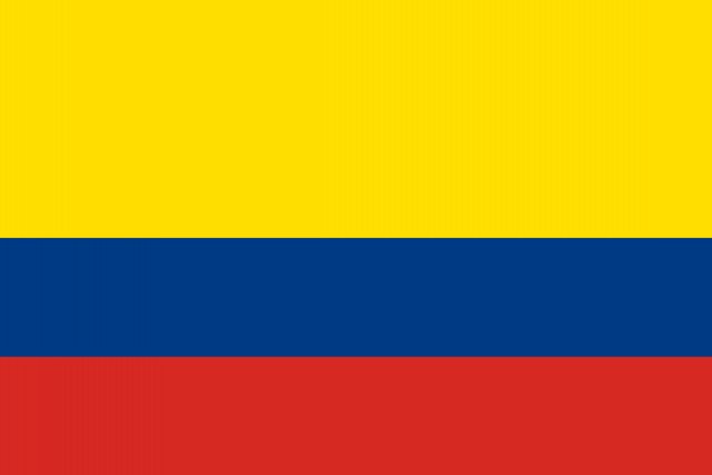 colombia flag CG Textures .c4d .max .obj .3ds .fbx .stl .blend 