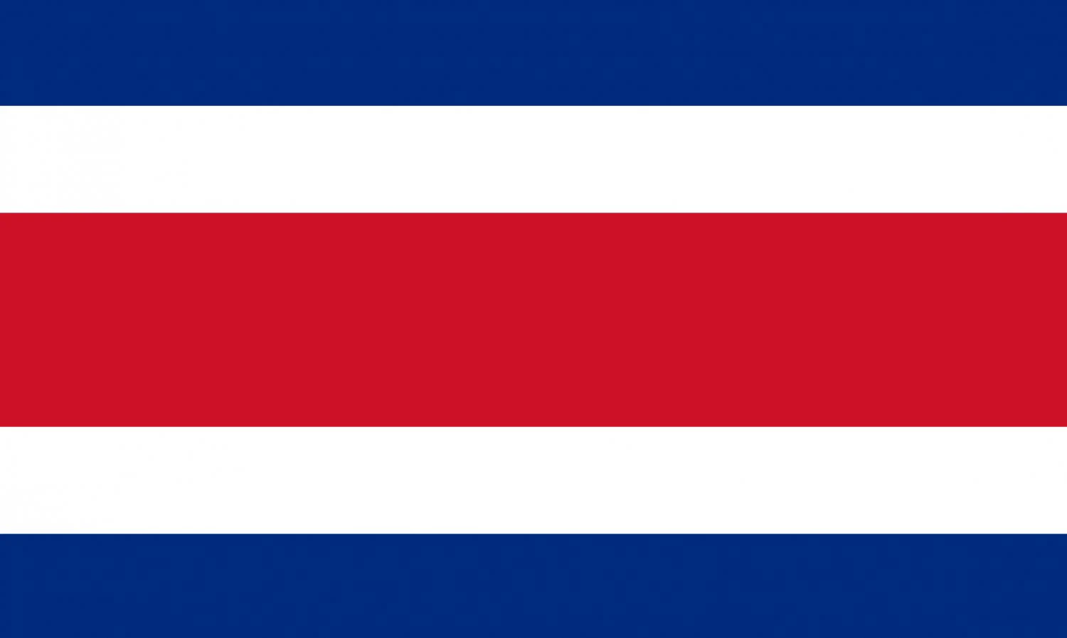 costa rica flag CG Textures .c4d .max .obj .3ds .fbx .stl .blend