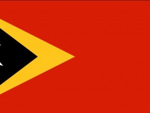 east timor flag CG 纹理