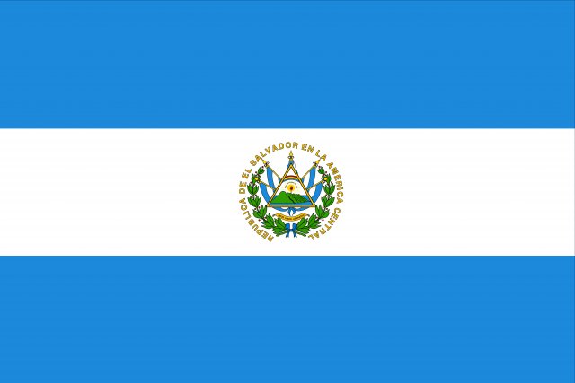 el salvador flag CG 纹理 .c4d .max .obj .3ds .fbx .stl .blend 